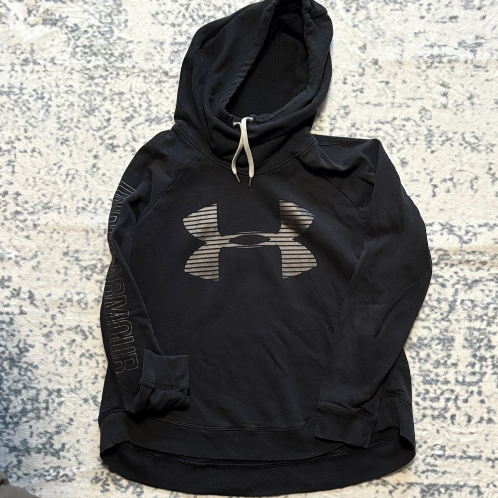 Under Armour Charcoal Hoodie with Logo